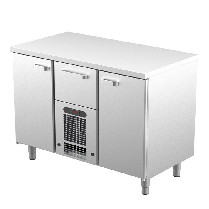 Kylbänk VLE 1221 | 1 låda + 2 skåp (1)