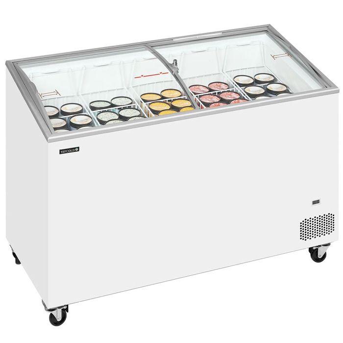 Glassfrys med välvt skjutlock IC401SCEB | 325L (1)