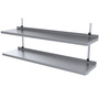 Rostfri vägghylla SR 2TP | 1000x300mm (1)