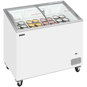 Glassfrys med välvt skjutlock IC301SCEB | 230L (1)