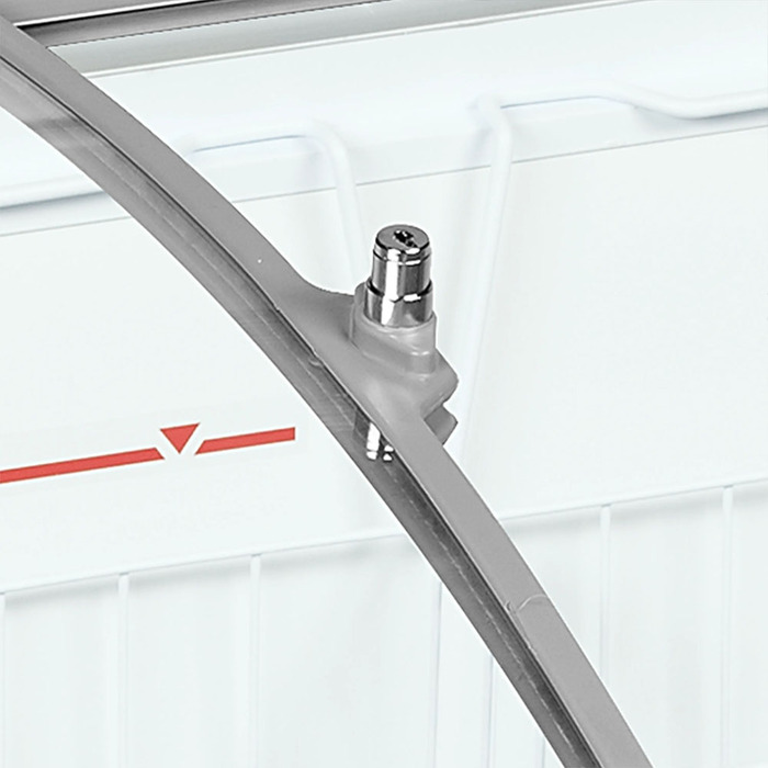 Glassfrys med välvt skjutlock IC401SCEB | 325L (4)