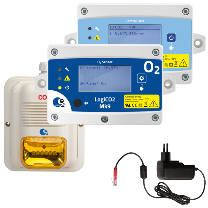 O₂ Mk9 Detector Base SET Syrgassensorpaket 2057