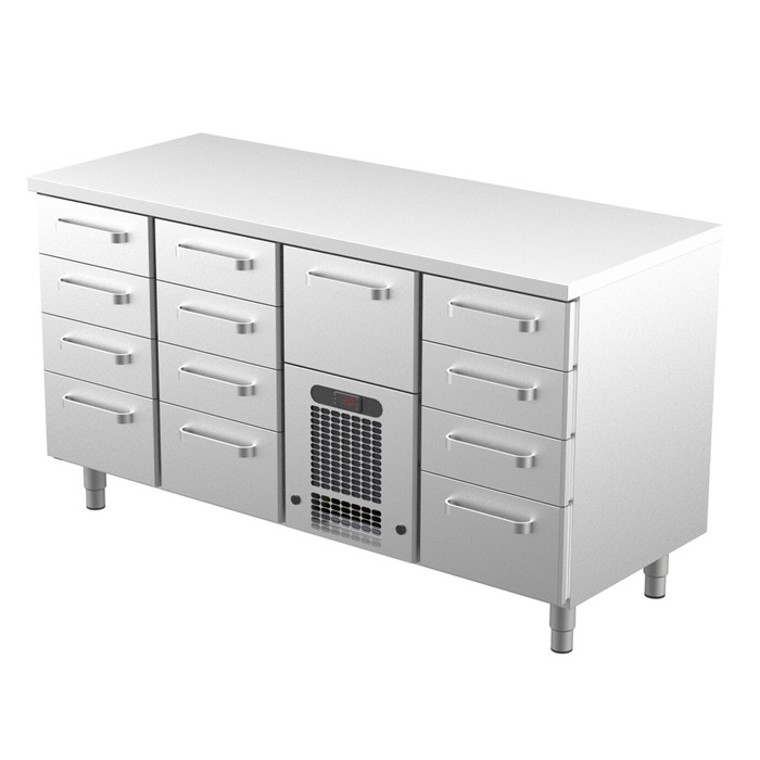 Kylbänk VLE 16013 | 13 lådor (1)