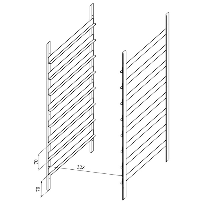 Kylbänk VLE 1617 | 7 lådor + 1 skåp (3)