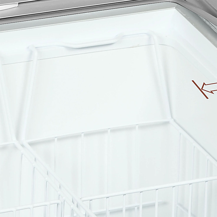 Glassfrys med välvt skjutlock IC301SCEB | 230L (3)
