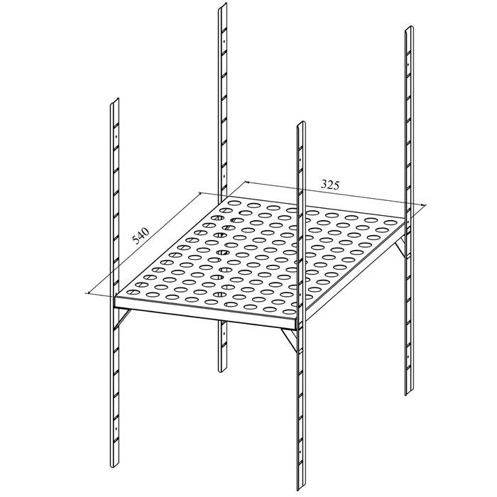 Kylbänk VLE 1214 | 4 lådor + 1 skåp (4)