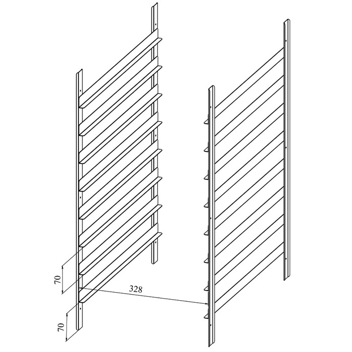 Kylbänk VLE 1221 | 1 låda + 2 skåp (3)