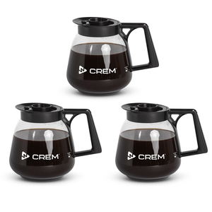 Glaskanna kaffebryggare 1,8L | 3-pack