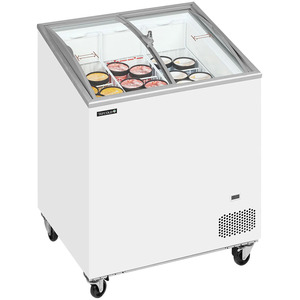 Glassfrys med välvt skjutlock IC201SCEB | 157L (1)