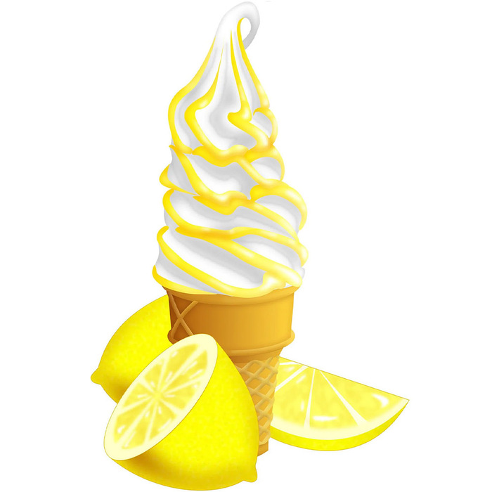 Stripe smaksyrup mjukglass | Citron