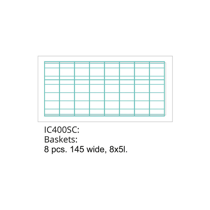 Glassfrys med glaslock IC401SC | 350L (5)