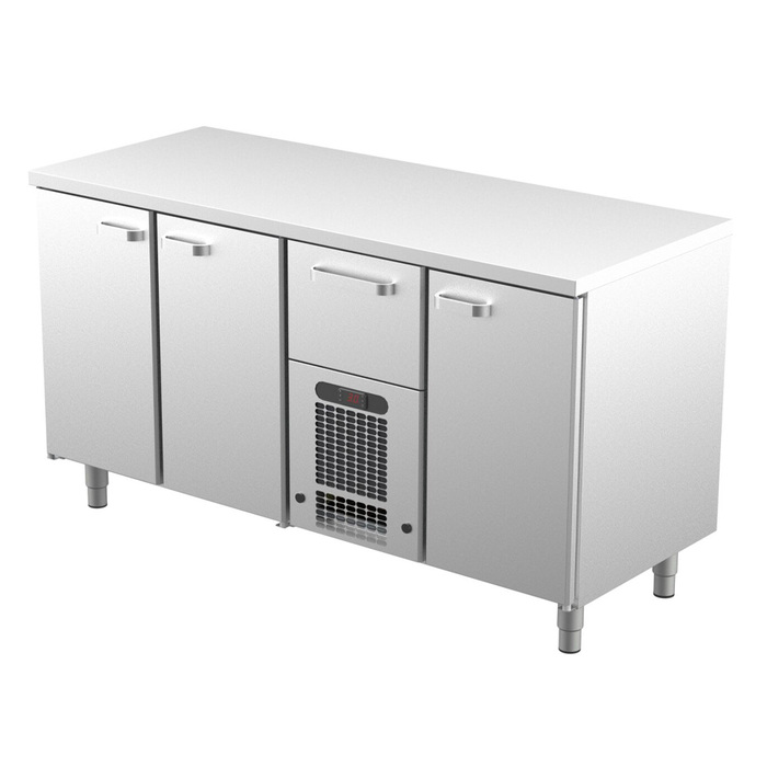 Kylbänk VLE 1631 | 1 låda + 3 skåp (1)