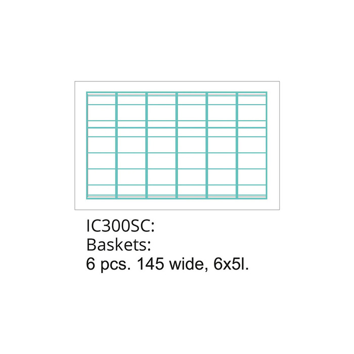 Glassfrys med glaslock IC301SC | 255L (5)