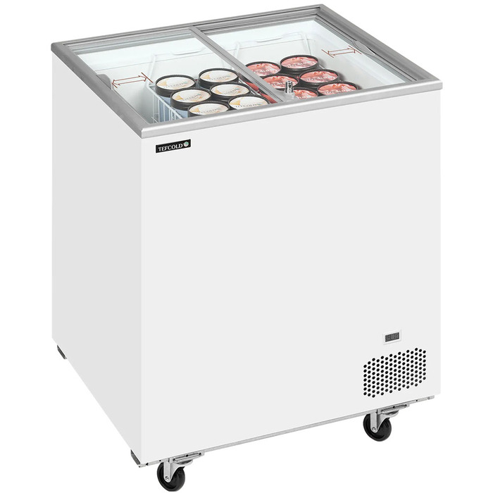 Glassfrys med glaslock IC201SC | 165L (1)