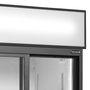 Displaykyl / flaskkyl FSC891S med skjutdörrar (3)