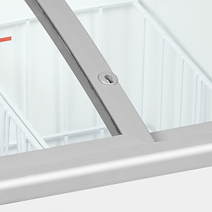 Glassfrys välvt skutlock IC101SCEB LED | 85L (4)