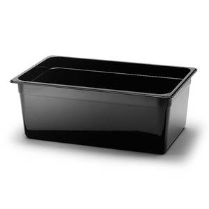 Kantin GN 1/1-200 | Svart polykarbonat