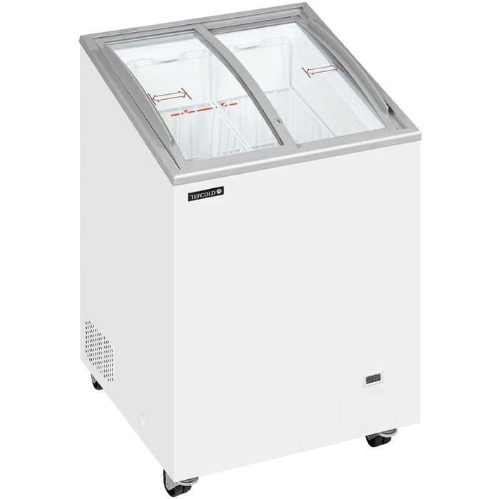 Glassfrys välvt skutlock IC101SCEB LED | 85L (2)