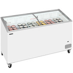 Glassfrys med välvt skjutlock IC501SCEB | 398L (1)